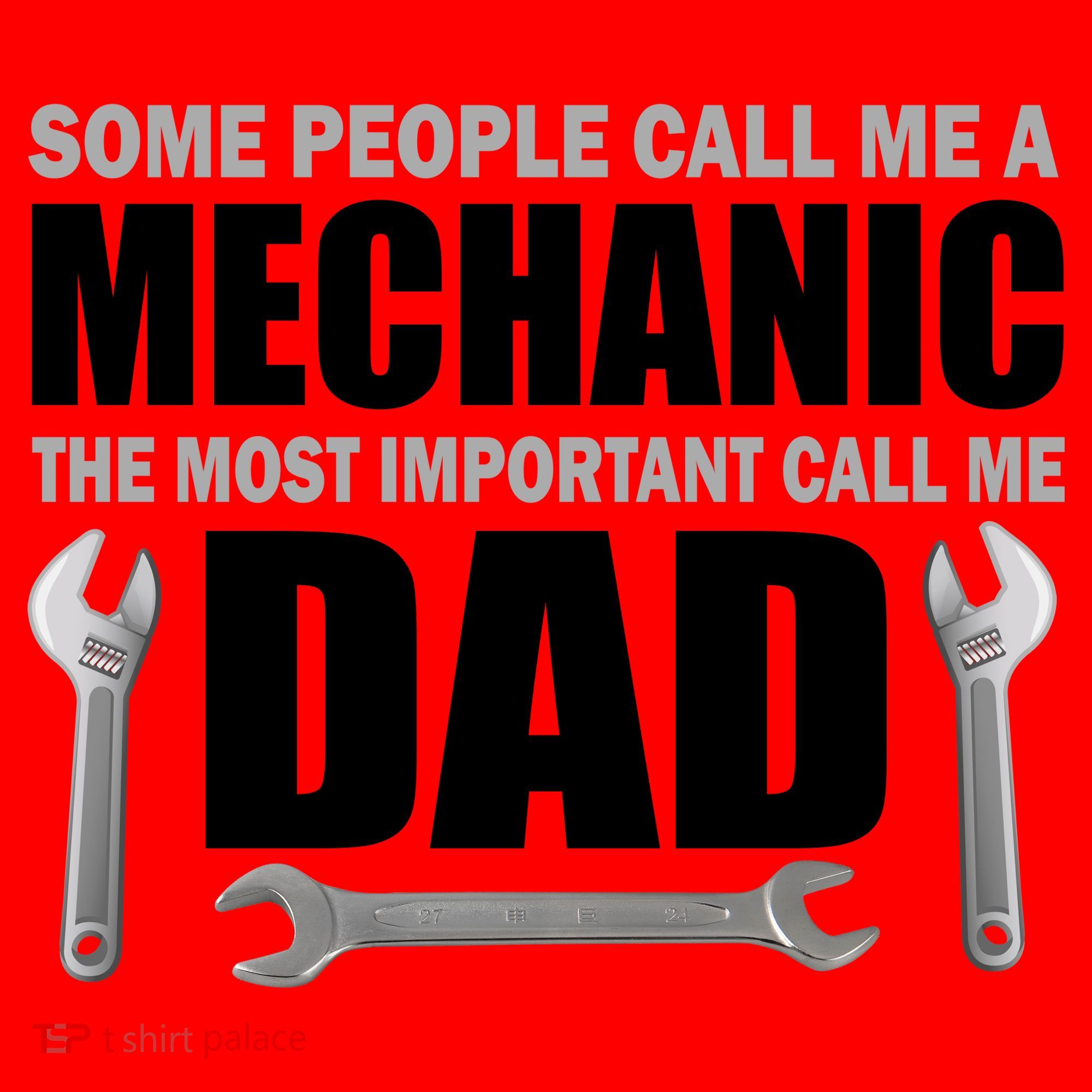 Funny Mechanic Dad Santa Hat