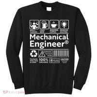 Funny Mechanical Engineer Label Sweatshirt thumb 0