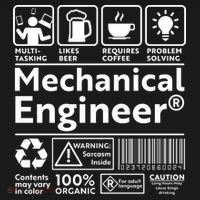 Funny Mechanical Engineer Label T-Shirt thumb 7