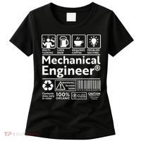 Funny Mechanical Engineer Label Women's T-Shirt thumb 0
