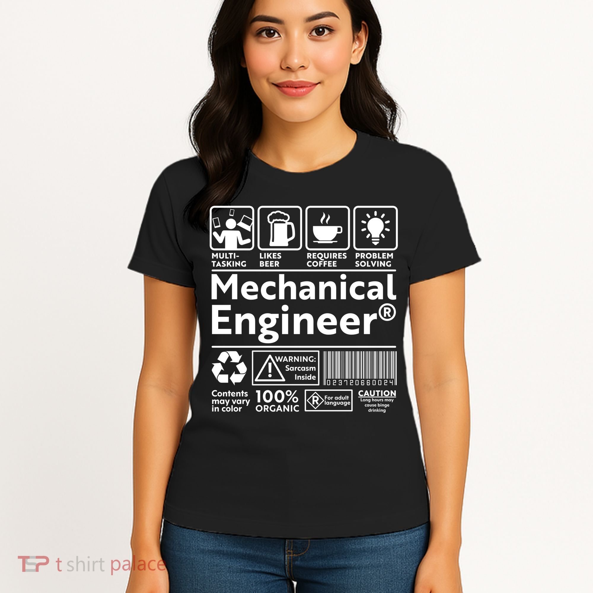 Funny Mechanical Engineer Label Women's T-Shirt