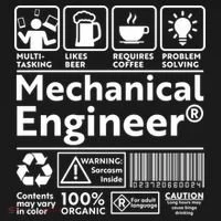Funny Mechanical Engineer Label Kids Long Sleeve Shirt thumb 2