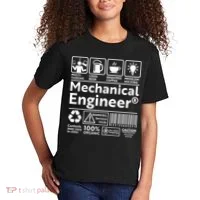 Funny Mechanical Engineer Label Kids T-Shirt thumb 2