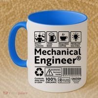 Funny Mechanical Engineer Label Coffee Mug thumb 2
