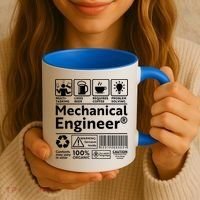 Funny Mechanical Engineer Label Coffee Mug thumb 3