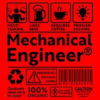 Funny Mechanical Engineer Label Santa Hat thumb 1