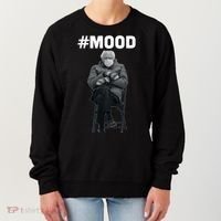 Funny Meme Mittens Bernie Sanders Mood Women's Sweatshirt thumb 0