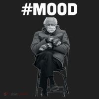 Funny Meme Mittens Bernie Sanders Mood Women's Sweatshirt thumb 2