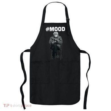 Funny Meme Mittens Bernie Sanders Mood Apron