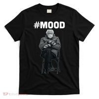Funny Meme Mittens Bernie Sanders Mood T-Shirt thumb 0
