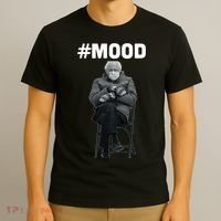 Funny Meme Mittens Bernie Sanders Mood T-Shirt thumb 3