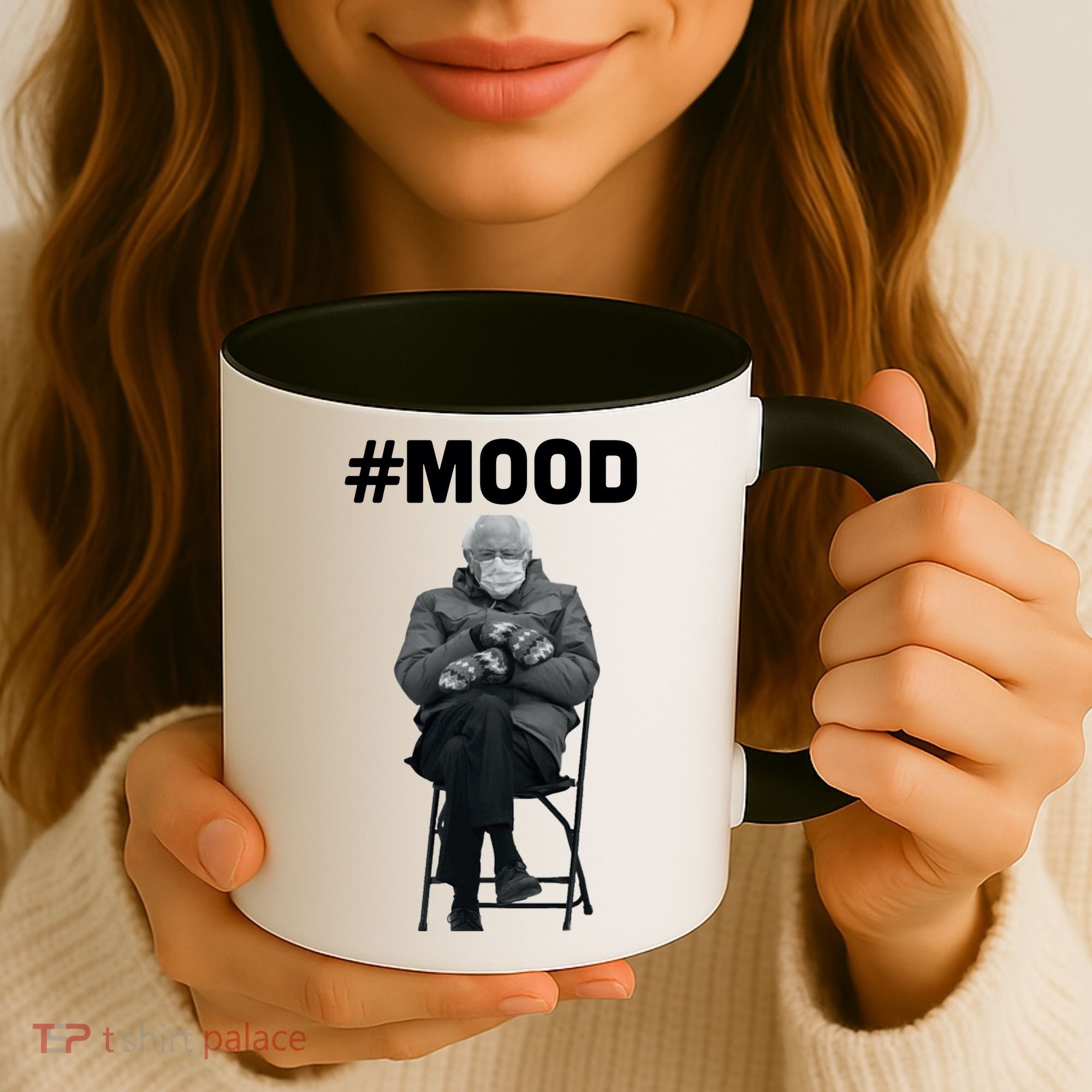 Funny Meme Mittens Bernie Sanders Mood Coffee Mug