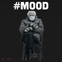 Funny Meme Mittens Bernie Sanders Mood Ornament thumb 1