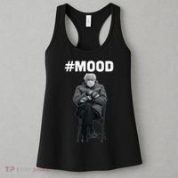 Funny Meme Mittens Bernie Sanders Mood Women's Tank Top thumb 3