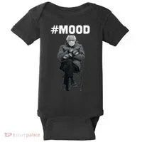 Funny Meme Mittens Bernie Sanders Mood Baby Bodysuit thumb 0