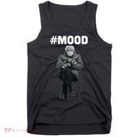 Funny Meme Mittens Bernie Sanders Mood Tank Top thumb 0