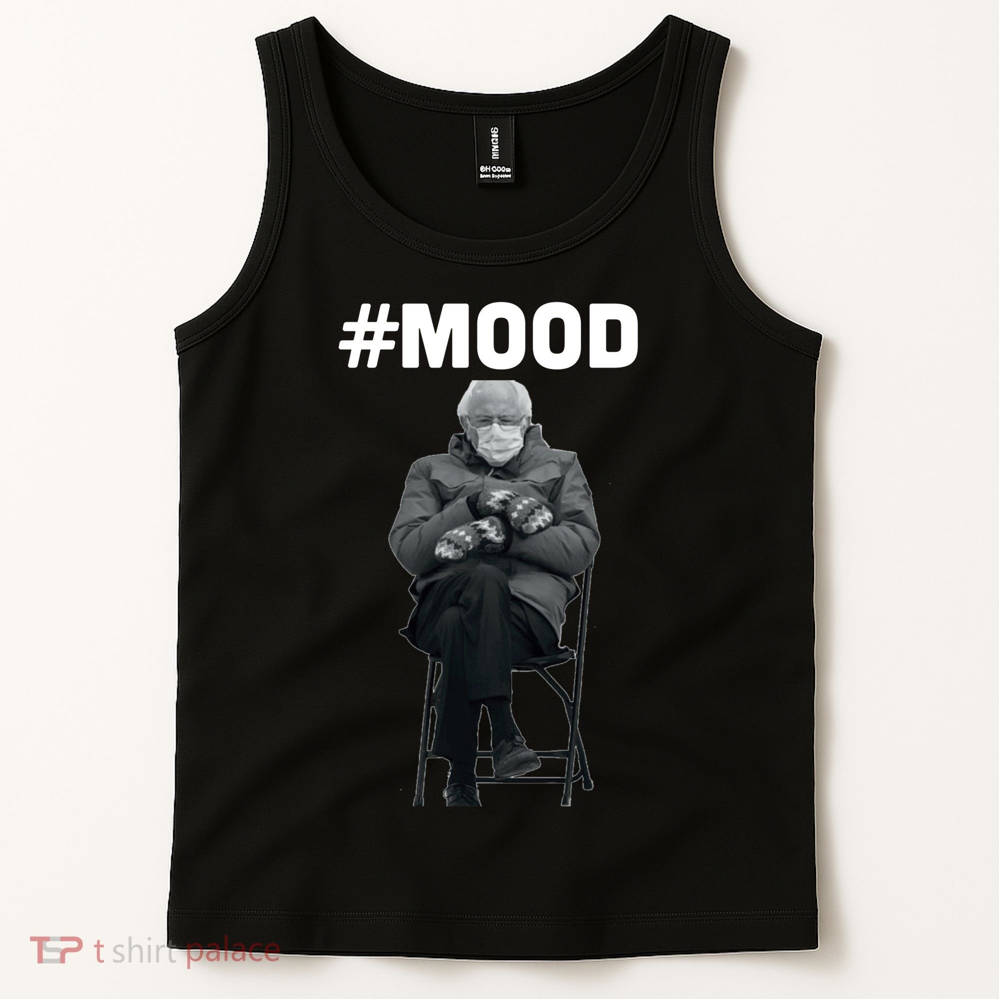 Funny Meme Mittens Bernie Sanders Mood Tank Top