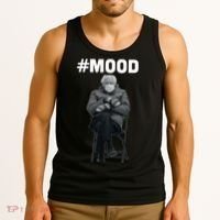 Funny Meme Mittens Bernie Sanders Mood Tank Top thumb 3