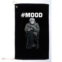 Funny Meme Mittens Bernie Sanders Mood Golf Towel thumb 0