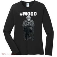 Funny Meme Mittens Bernie Sanders Mood Women's Long Sleeve Shirt thumb 0