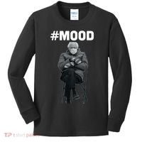 Funny Meme Mittens Bernie Sanders Mood Kids Long Sleeve Shirt thumb 0