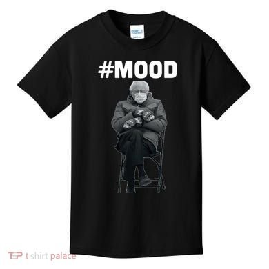 Funny Meme Mittens Bernie Sanders Mood Kids T-Shirt