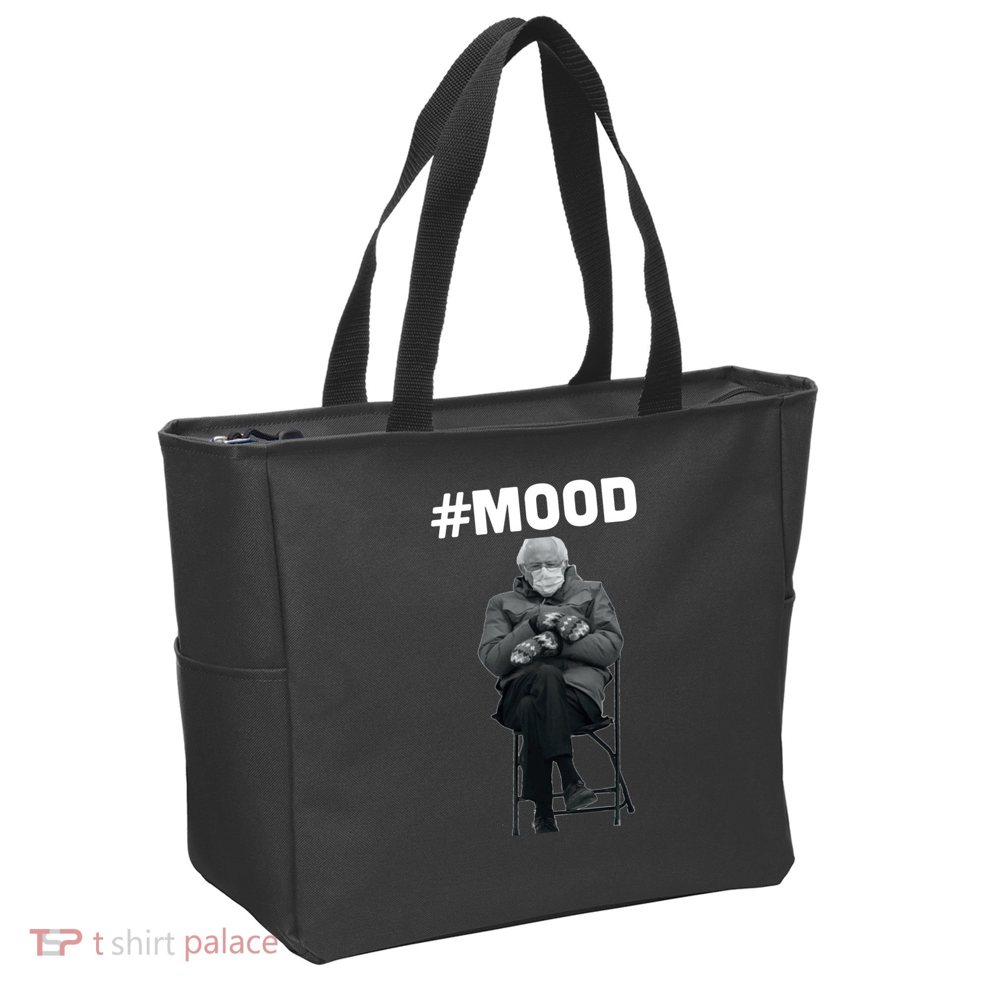 Funny Meme Mittens Bernie Sanders Mood Tote Bag