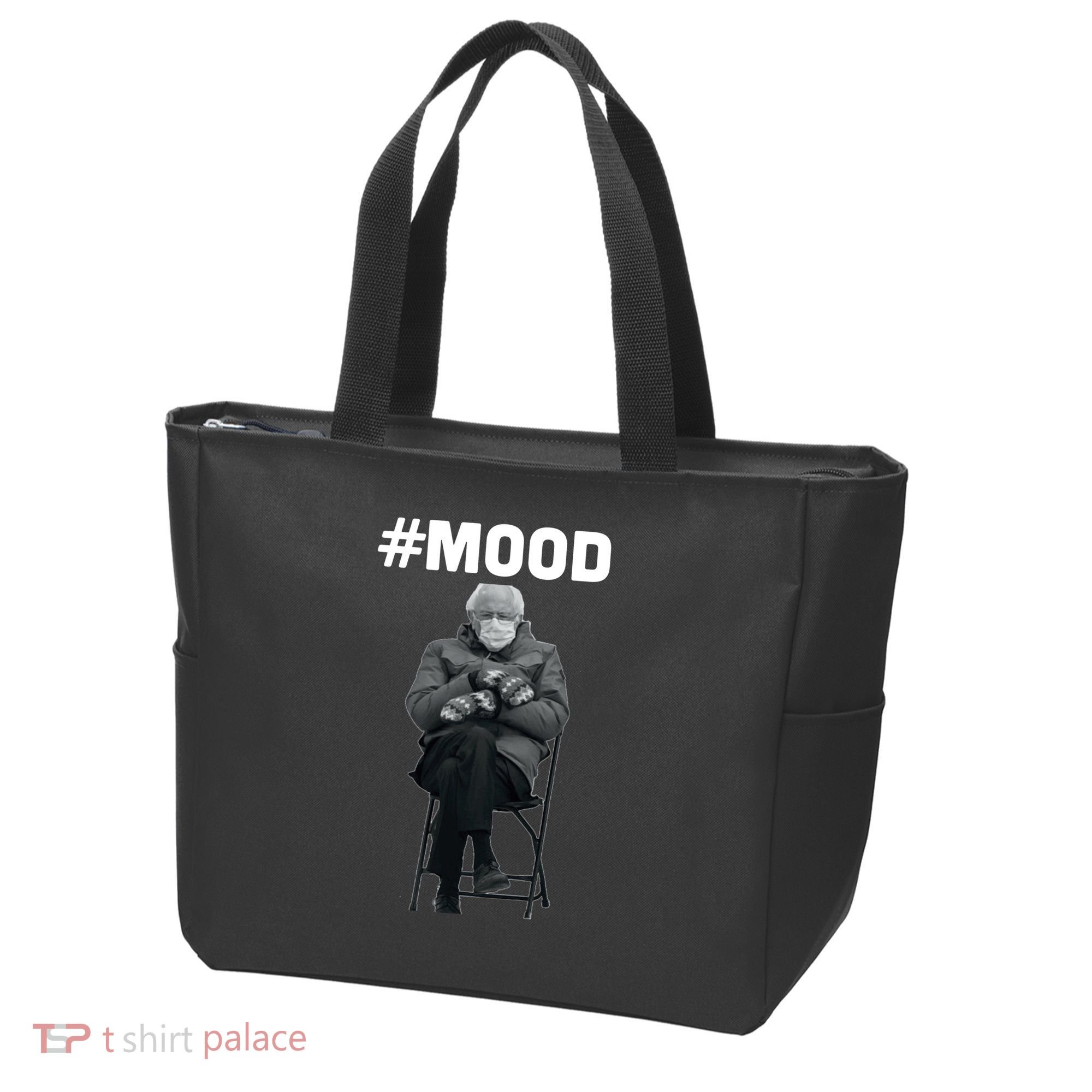 Funny Meme Mittens Bernie Sanders Mood Tote Bag