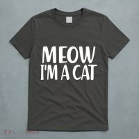 Funny Meow I'm A Cat Lazy Halloween Costume T-Shirt thumb 5