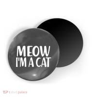 Funny Meow I'm A Cat Lazy Halloween Costume Magnet thumb 0