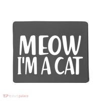 Funny Meow I'm A Cat Lazy Halloween Costume Mousepad thumb 0
