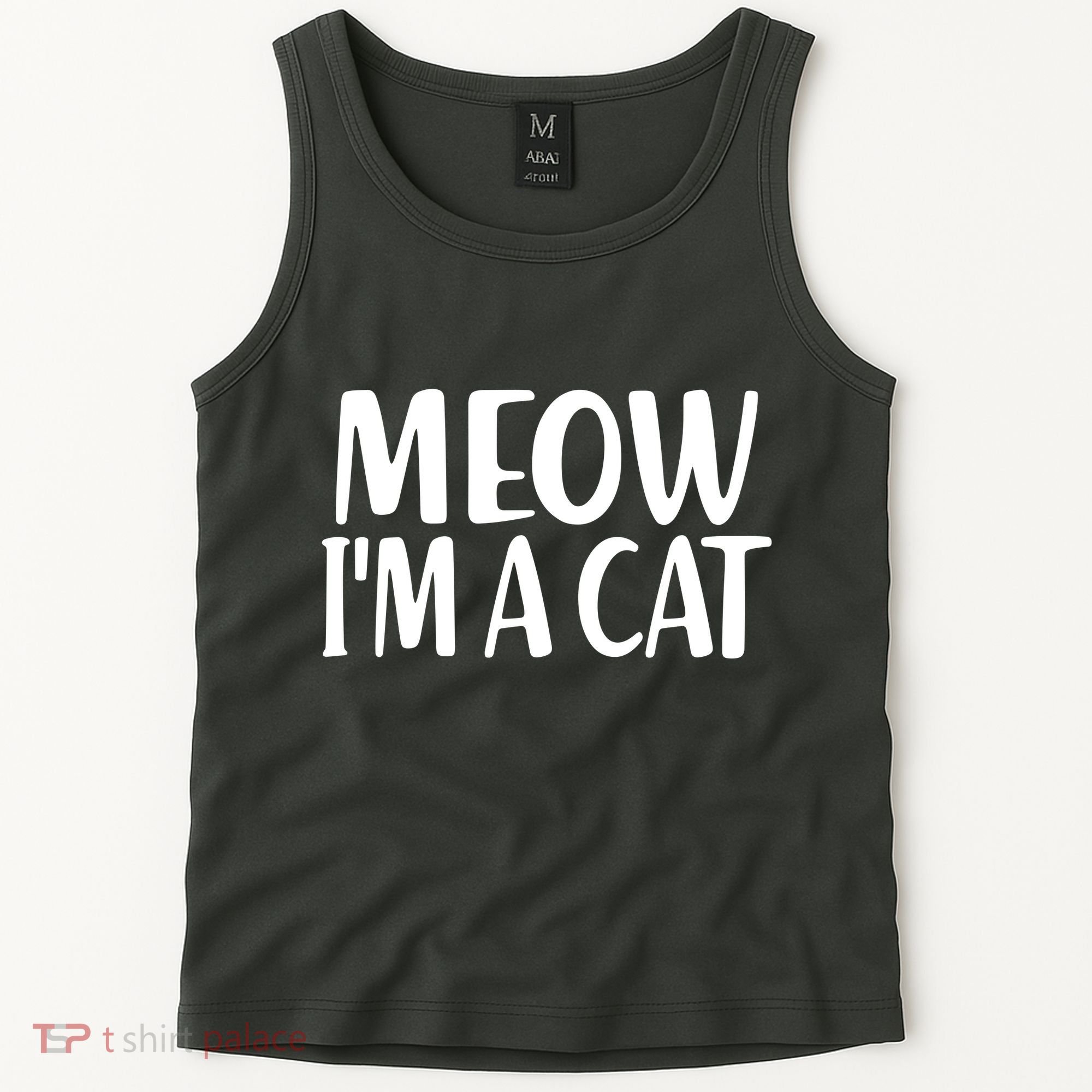 Funny Meow I'm A Cat Lazy Halloween Costume Tank Top