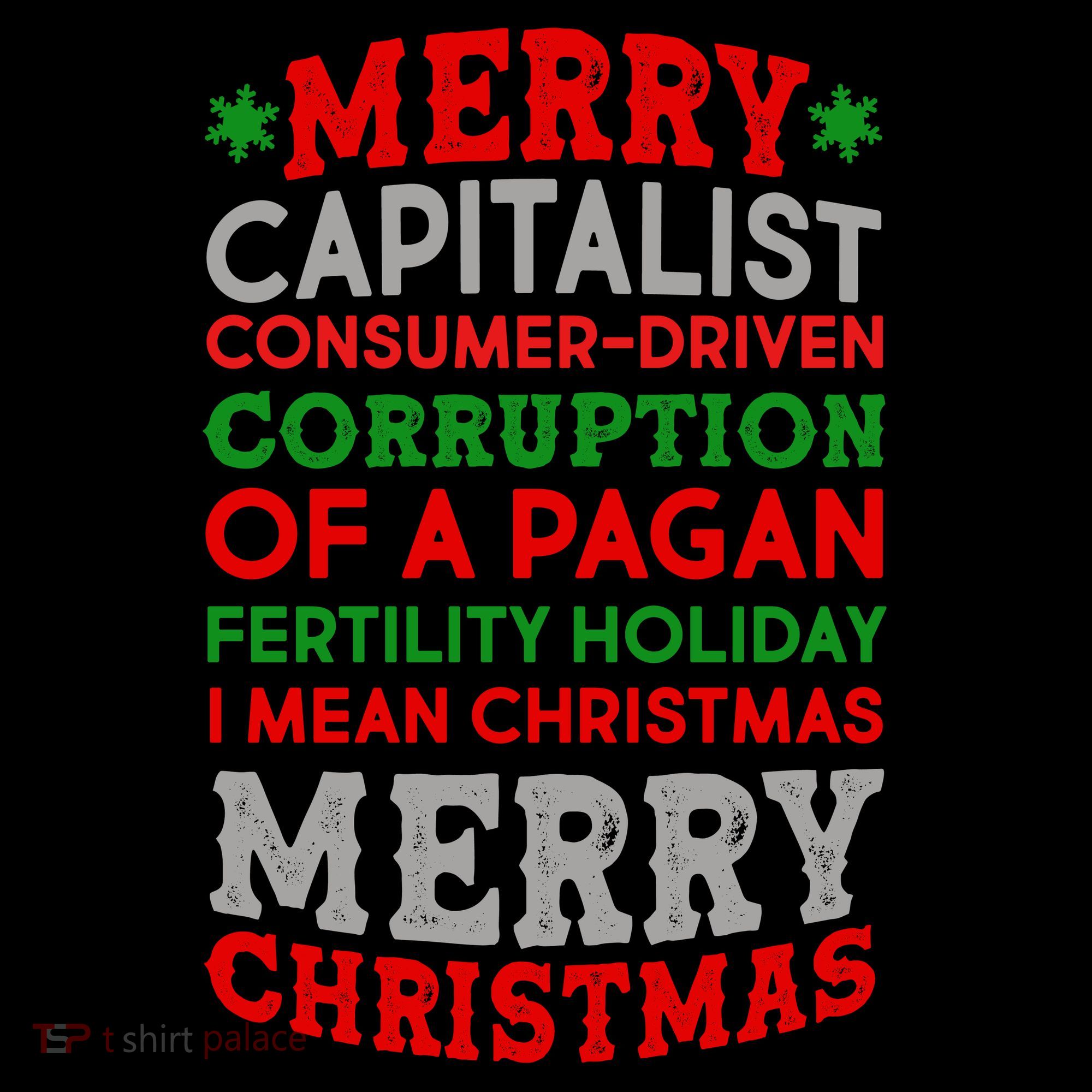 Funny Merry Capitalist Christmas Coffee Mug