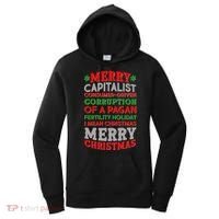 Funny Merry Capitalist Christmas Women's Hoodie thumb 0