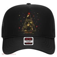 Funny Merry XMas and Happy Cat Year Christmas Tree Hat thumb 0