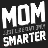 Funny Mom Just Like Dad Only Smarter Beanie thumb 2
