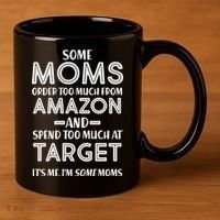 Funny Moms Shopping Problems 11oz C Handle Ceramic Mug thumb 3