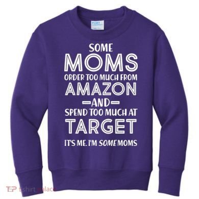 Funny Moms Shopping Problems Kids Sweatshirt