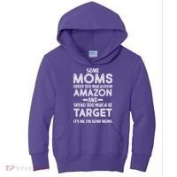 Funny Moms Shopping Problems Kids Hoodie thumb 0