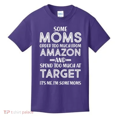 Funny Moms Shopping Problems Kids T-Shirt