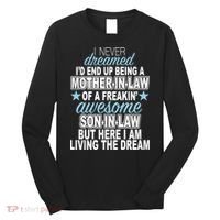 Funny Mother In law Awesome Son In Law Long Sleeve Shirt thumb 0