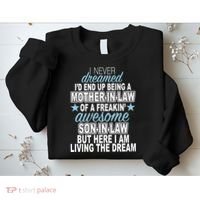 Funny Mother In law Awesome Son In Law Sweatshirt thumb 2