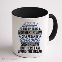 Funny Mother In law Awesome Son In Law Coffee Mug thumb 1