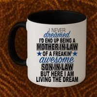 Funny Mother In law Awesome Son In Law Coffee Mug thumb 2