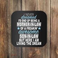 Funny Mother In law Awesome Son In Law Coaster thumb 0