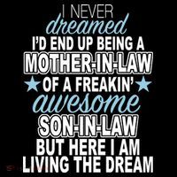 Funny Mother In law Awesome Son In Law Women's Hoodie thumb 2