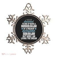 Funny Mother In law Awesome Son In Law Ornament thumb 0