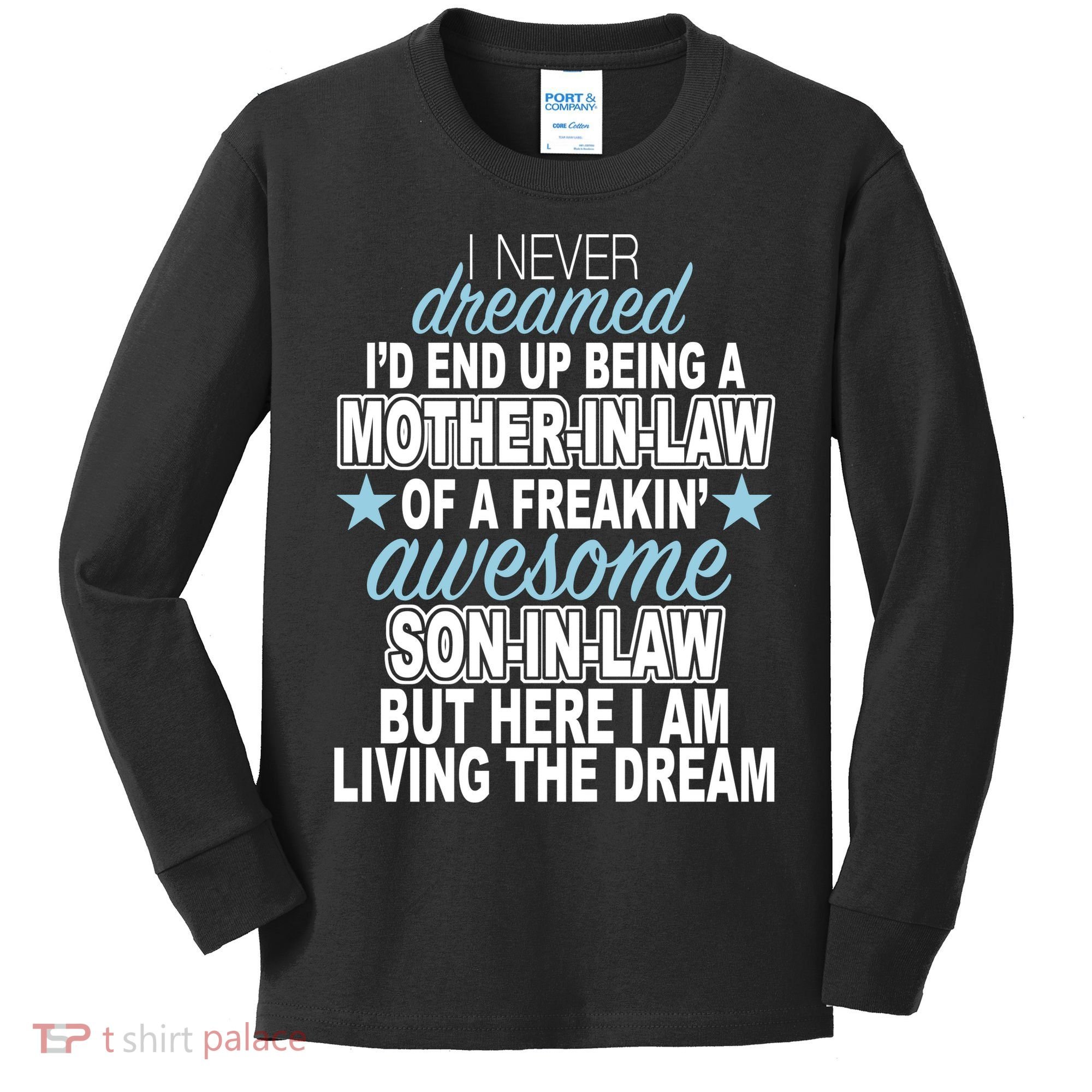Funny Mother In law Awesome Son In Law Kids Long Sleeve Shirt