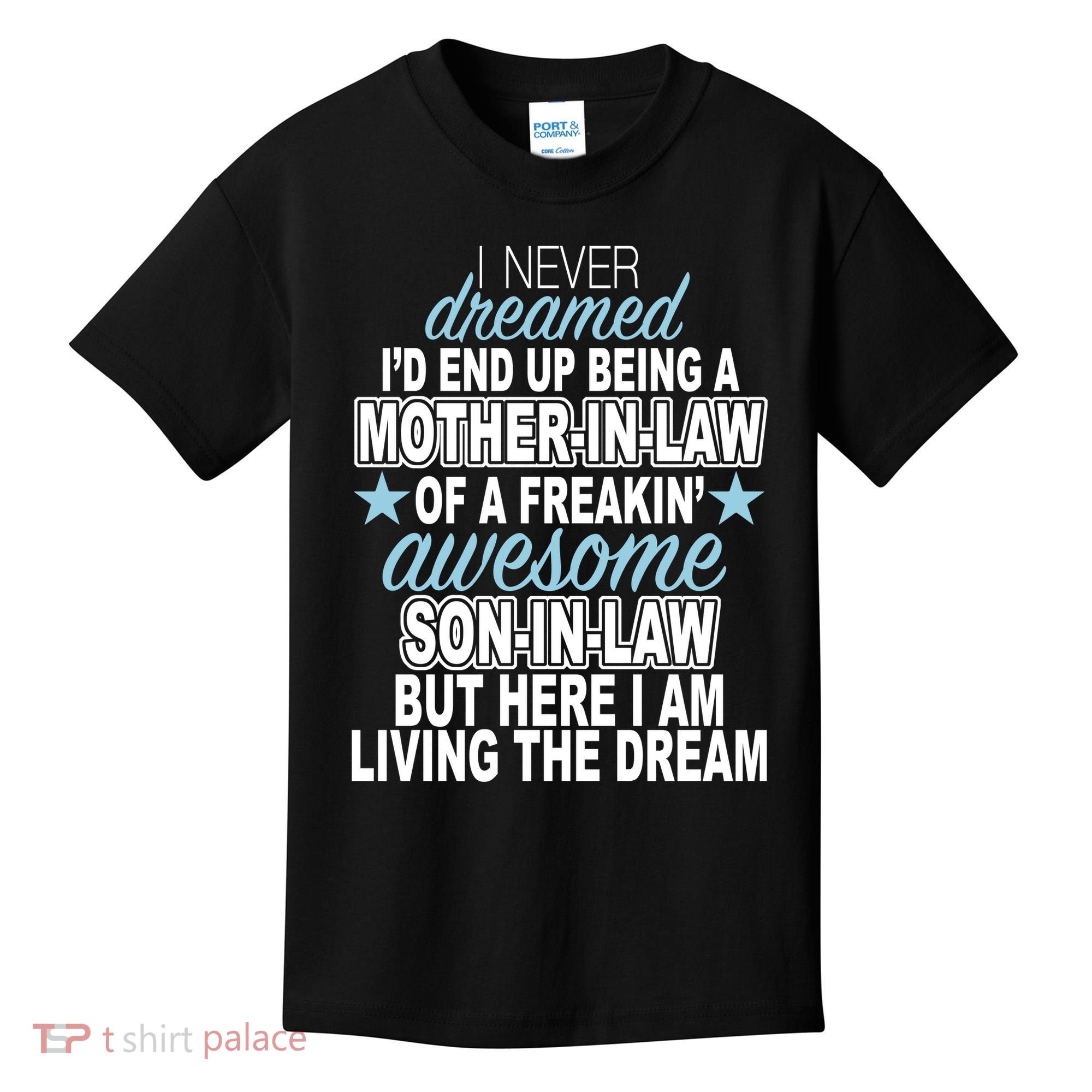 Funny Mother In law Awesome Son In Law Kids T-Shirt