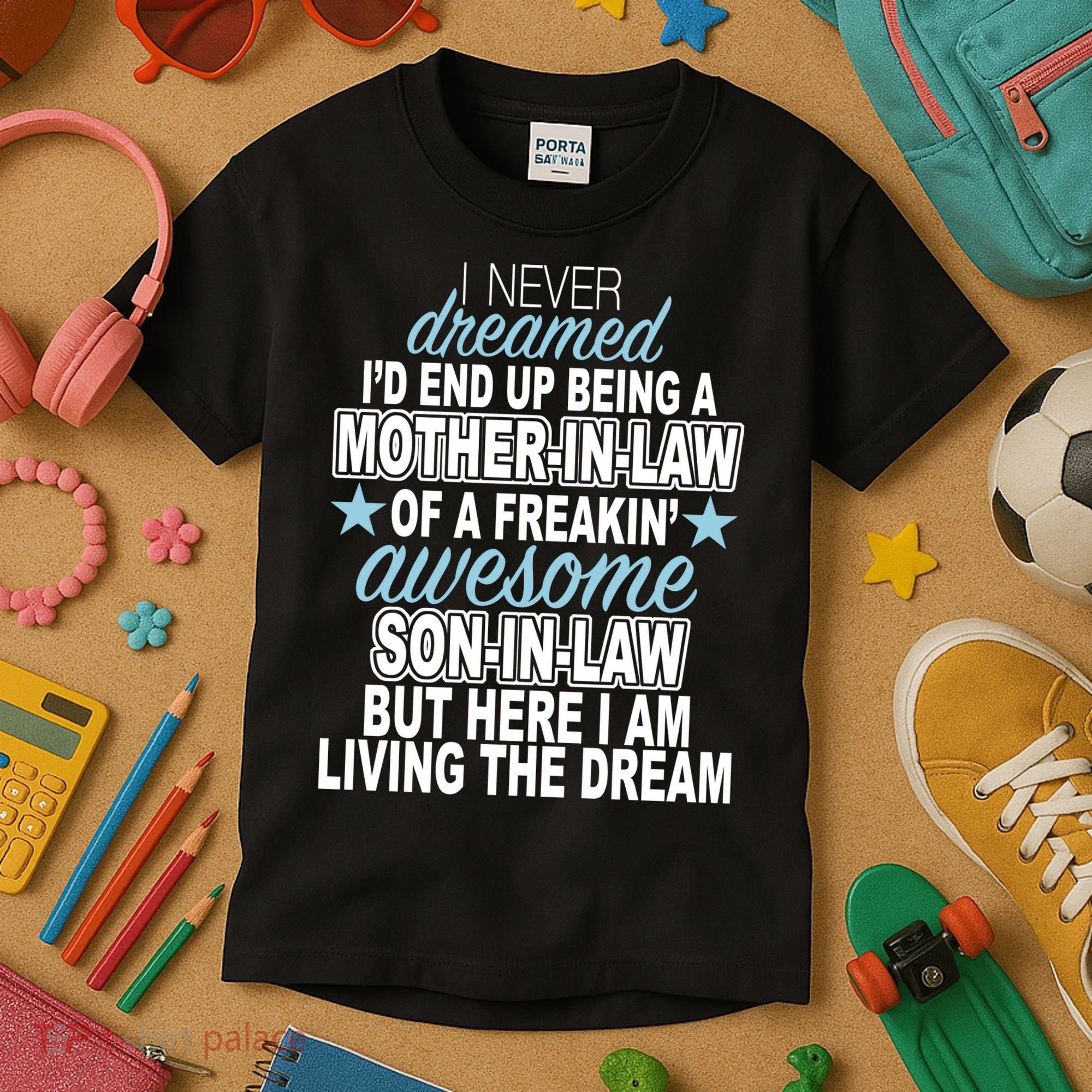 Funny Mother In law Awesome Son In Law Kids T-Shirt